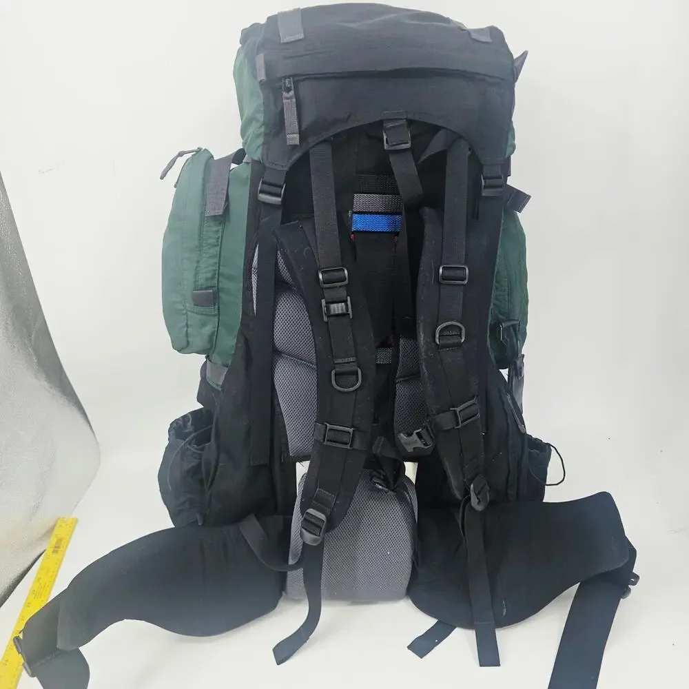 Vintage L.L. Bean L Hiking Rucksack Backpack Green internal frame Gorpcore Gorp